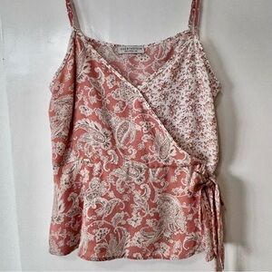 Paper Crane Pink and White Floral Camisole